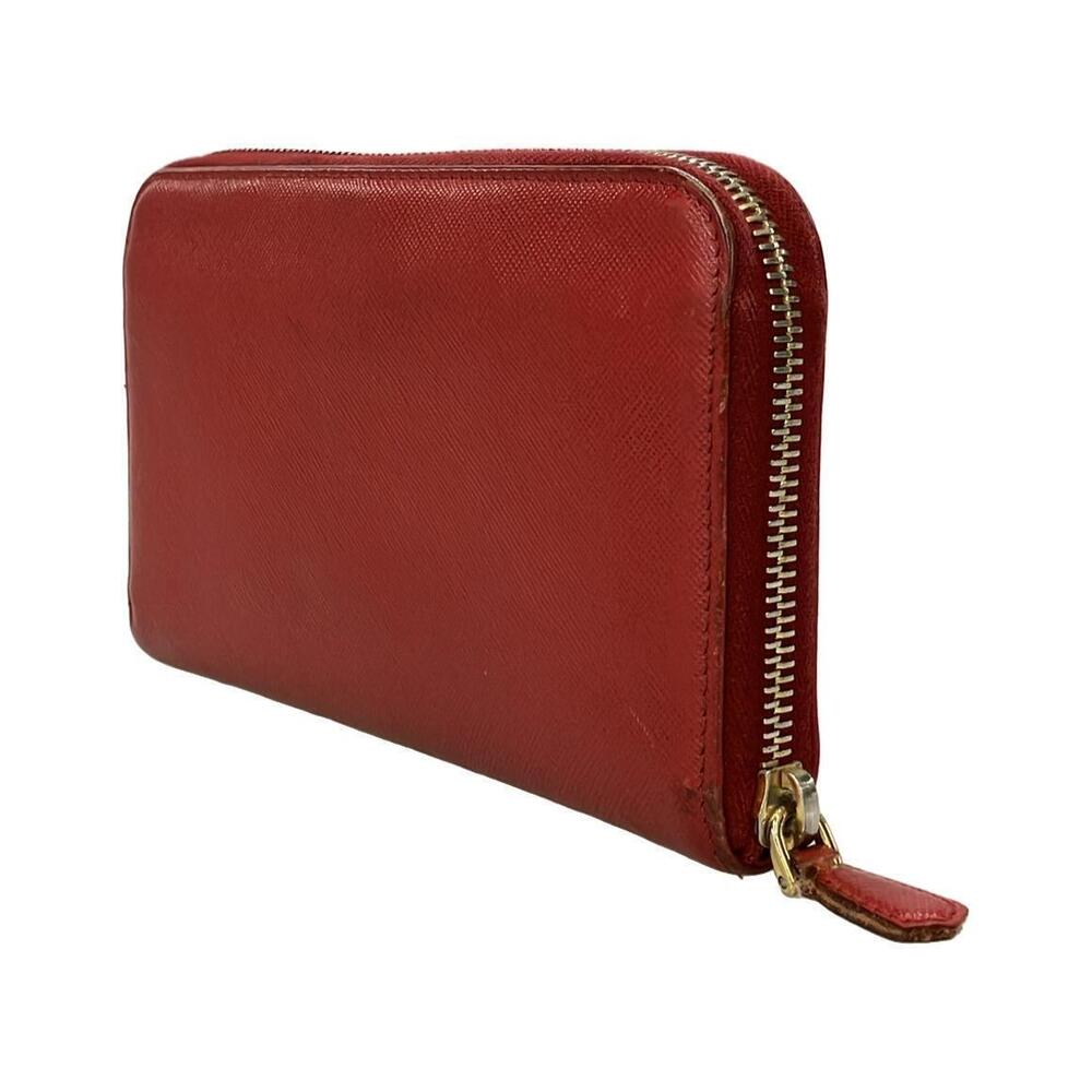 Prada Round Zip Long Wallet